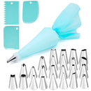 GobekUsa 29-Piece Cream Puff Nozzles Set Cake Decorating Tools