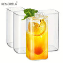 GobekUsa 4-Piece Thin Highball Glasses Set - Clear Tall Glass Cups for Various Beverages