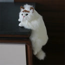 GobekUsa Hanging Cat Plush Doll Figurine Home Decoration Model