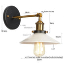 GobekUsa LED Wall Lights: White Class Fixtures for Kitchen, Reading, Bedside Lamparas
