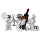 GobekUsa Astronaut Ceramic Wine Rack: Handmade Bar Accessories, Animal Sculpture Figurine