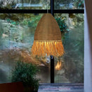 GobekUsa Handmade Rattan Pendant Light for Living Room, Bedroom - Japanese Style