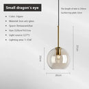 GobekUsa Industrial Glass Pendant Light for Living Room Kitchen Chandeliers