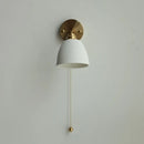 GobekUsa Ceramic LED Wall Sconce Up Down Rotate Pull Chain Mirror Light