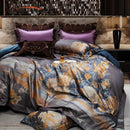 GobekUsa Jacquard Egyptian Cotton Bedding Set: Duvet Cover, Pillowcases, and Fitted or Bed Sheet