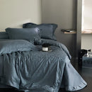 GobekUsa Luxe Egyptian Cotton Jacquard Bedding Set: Duvet, Bedspread, Sheet, Pillowcases