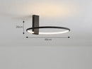 GobekUsa Circular LED Ceiling Light for Bedroom - 360 Degree Rotation