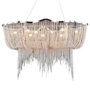 GobekUsa Aluminum Tassel Chandelier: Modern Nordic Style Pendant Lamp for Living Room