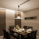 GobekUsa Flying Saucer Chandelier: Luxury LED Indoor Pendant Lighting for Restaurant, Bar, Bedroom.
