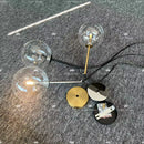 GobekUsa Glass Ball LED Pendant Lamp, Modern Nordic Living Room Decor Lighting