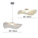 GobekUsa Lotus Leaf LED Chandelier: Modern Nordic Dimming Pendant Light for Living Room and Bedroom