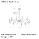GobekUsa LED Ceiling Chandelier Nordic Living Dining Room Bedroom Lighting Fixture
