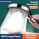 GobekUsa Circular High Pressure Shower Head, Three Modes, Adjustable Water Outlet