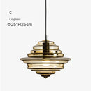 GobekUsa Glass Chandelier: Modern Art Dining Room & Living Room Decor Lighting