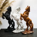 GobekUsa Horse Resin Sculpture: Elegant Tabletop Decor for Home, Office, or Venue