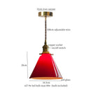 GobekUsa Glass LED Pendant Flower Lampshade for Bedroom & Living Room Decor