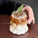 GobekUsa Heat-Resistant Grape Glass Cup Set: Transparent Drinking Cups for Coffee, Tea, Juice & Beer