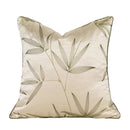 GobekUsa Gold Quatrefoil Geometric Jacquard Pillow Cover - Luxury Home Decor