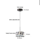 GobekUsa Bulgari Stone LED Pendant Lamp - Natural Marble Hanging Light