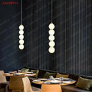 GobekUsa Glass Ball Pendant Lights - Modern Nordic LED Creative Hanging Lamp for Home Decor