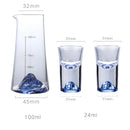 GobekUsa Blue Sake Glass Ice Jug Wine Bottle Wine Dispenser Beer Cooler