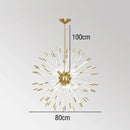 GobekUsa Crystal Dandelion LED Chandelier for Luxury Indoor Decor