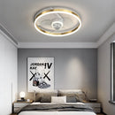 GobekUsa Ceiling Fan Light with Invisible Blades, Remote Control, Modern Design, Silent Operation