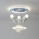 GobekUsa Astronaut LED Ceiling Light for Children's Room Fixtures