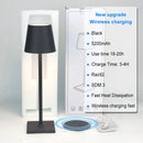 GobekUsa Acrylic Crystal Art LED Table Lamp - Rechargeable Cordless Design