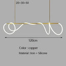 GobekUsa Gold Minimalist LED Pendant Lights for Kitchen Dining Room