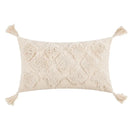 GobekUsa Beige Boho Style Cushion Cover 45x45/30x50cm - Handmade Square Pillow Case