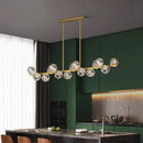GobekUsa Crystal Chandelier Pendant Light for Living & Dining Room Luxury Decor