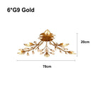 GobekUsa Crystal Ceiling Chandelier for Living Room Bedroom Kitchen Indoor LED Lighting