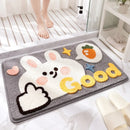 GobekUsa Cartoon Animal Bathroom Carpet - Non-slip Absorbent Soft Bath Rug