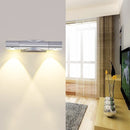 GobekUsa Adjustable Dual-head Rotatable Wall Lamp for Bedroom and Living Room