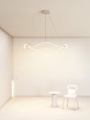 GobekUsa Circle Wave LED Pendant Chandelier for Modern Living Dining Bedroom Lighting