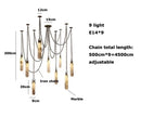 GobekUsa Gold Chrome LED Chandelier for Dining Room - 2025 Marble Design