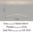 GobekUsa LED Ceiling Pendant Lamp: Minimalist Chandelier, Height Adjustable, Home Decor Solution