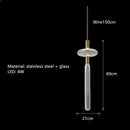 GobekUsa Glass Tubes Chandelier LED Pendant Lamp for Modern Luxury Lighting