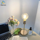 GobekUsa Golden Modern LED Bedside Lamp for College Dorm Study Desk
