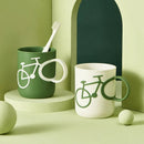 GobekUsa Bike-Shaped Toothbrush Holder Cup Unbreakable Food-Safe Mouthwash Mug