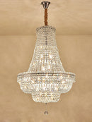 GobekUsa Gold/Chrome K9 Crystal Chandelier for Elegant Home Décor