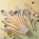 GobekUsa 14-Piece Silicone Kitchen Utensil Set with Storage Box | Heat-Resistant Cooking Tools