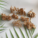 GobekUsa Green Plant & Berry Stamen Bundle for DIY Christmas & Wedding Decor