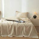 GobekUsa Cotton & Linen Bed Sheet Set: Luxury, Skin-Friendly, All Seasons, Queen & King Sizes