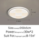 GobekUsa Cream Style LED Ceiling Lights - Modern Living Room Indoor Lighting