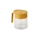 GobekUsa Glass Seasoning Jar with Spoon, Flip-Top Salt Shaker Kitchen Set
