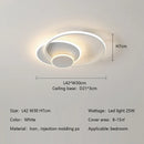 GobekUsa Circles LED Ceiling Lights Modern Minimalism Dimmable Bedroom Lamp Fixtures