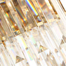 GobekUsa Golden Crystal Chandelier LED Ceiling Light for Living Room & Lobby