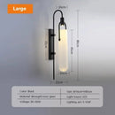 GobekUsa Glass Shade LED Wall Lamp for Living Room, Bedroom, Aisle, Stairs